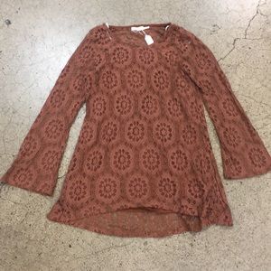 NEW Blu Pepper | Lace Tunic